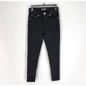 Homme + Femme NEW Stretch Jeans Mens Sz 26 Black Tapered Leg Cotton Blend